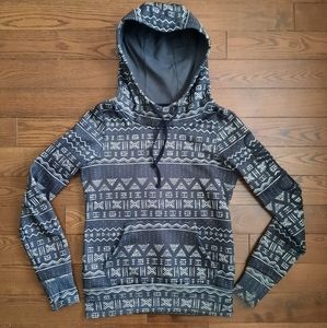 Billabong Hoodie, Size Small, Black and white